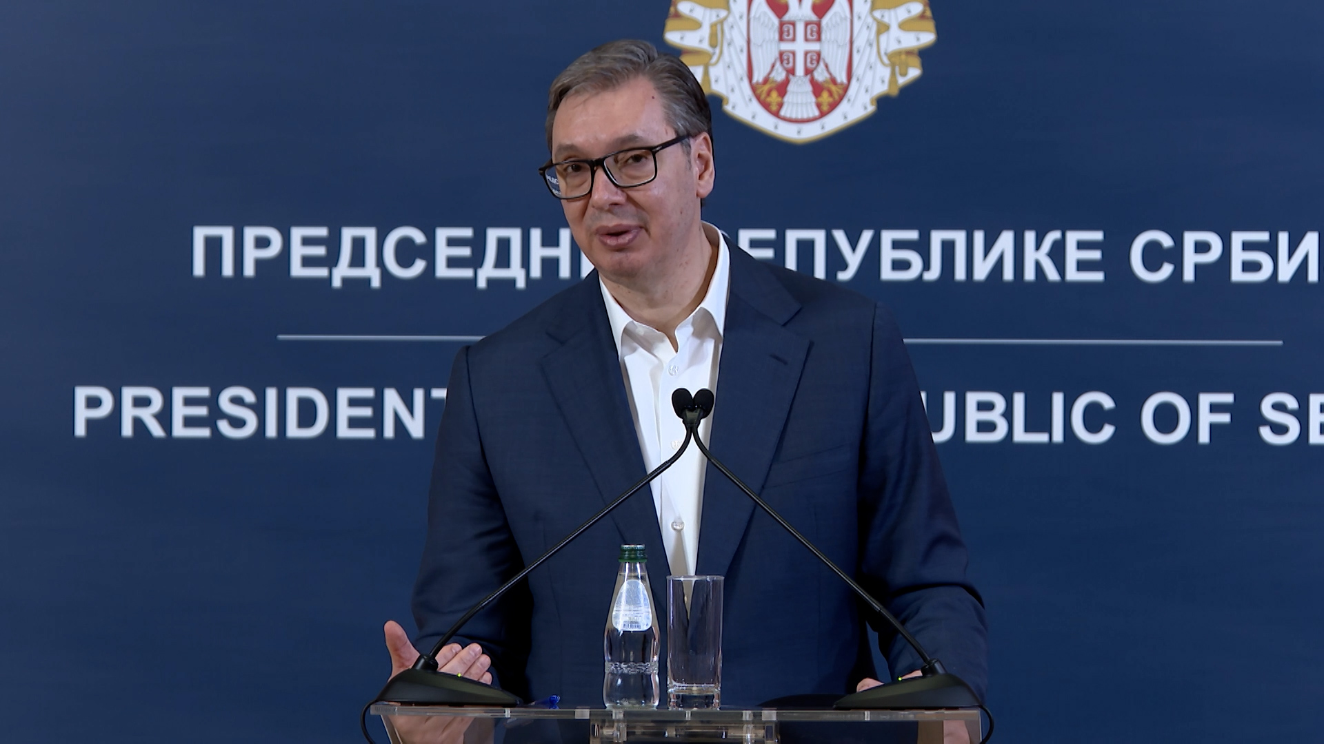 Beograd, Aleksandar Vucic, predsednik Srbije, o zahtevima studenata i opozicije za raspisivanjem izbora